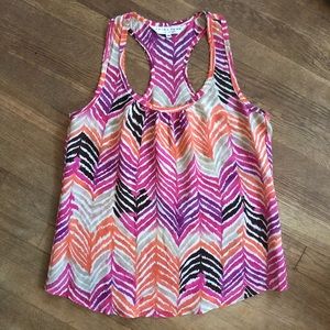 Sheer Silk Trina Turk Racerback Tank size M